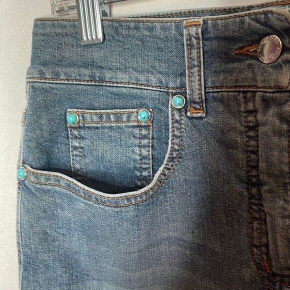 R.E.D. Valentino Jean MIDI Skirt. Size 38. (2) - Picture 4 of 10